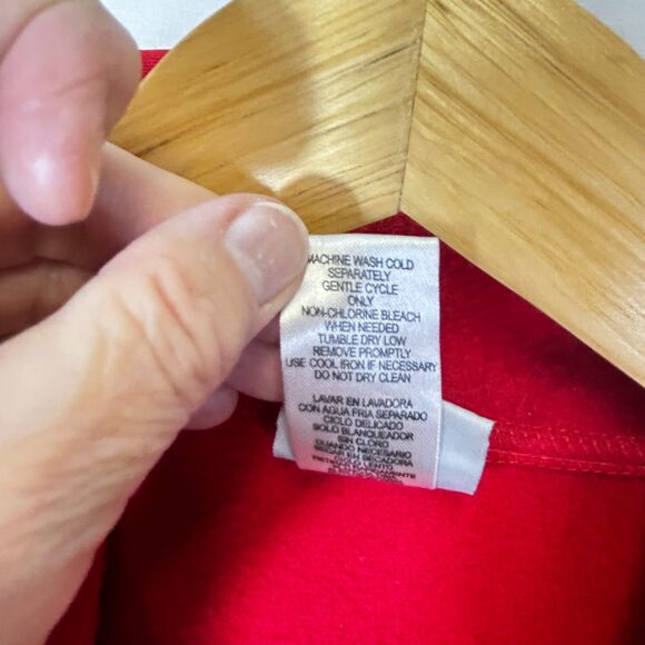 My NHL Youth Chicago Blackhawks Hockey Red White Embroidered Logo Hoodie Size XL - Picture 11 of 14